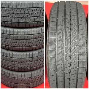 送料無料！19年式。70溝有。日本製。 BRIDGESTONE BLIZZAK VRX2 225/60R17 99Qスタッドレスタイヤのみ4本セット。RAV4 ハリアー CR-V CX-5