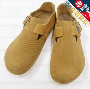 3S0977/未使用品 BIRKENSTOCK LONDON CORDUROY ビルケンシュトック ボストン サンダル