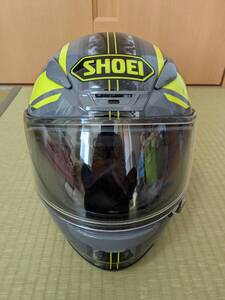 SHOEI　ショウエイ　Z-7 PARAMETER ゼット-セブン パラメーター　TC-3 (YELLOW/GREY)　Mサイズ 