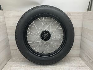 新品ホイール×タイヤ V-TWIN 52-1217 18インチ 前輪or後輪 AVON セーフティマイレージ ブラックウォール Harley-Davidson EL FL UL WL