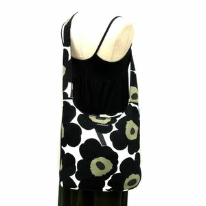 ■marimekko マリメッコ UNIKKO ショルダーバッグ ウニッコ総柄 MADE IN ESTNIA レディース 1円スタート