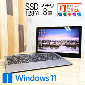 ★美品 SSD128GB メモリ8GB★VJPA11C11N Webカメラ TypeC Core m3 8100Y Win11 MS Office2019 Home&Business ノートパソコン★P78677