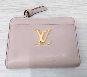 Louis Vuitton　ルイヴィトン　ラウンドファスナー　コンパクト財布　ベージュ