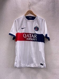 NIKE◆NIKE PSG M NK DF STAD JSY/Tシャツ/M/ポリエステル/WHT/DX2693-101