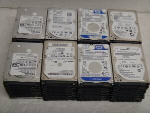 2.5インチ HDD 500GB 80個セット Western digital,Toshiba,Seagate...動作品