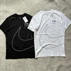 ブラック ホワイト NIKE Tシャツ SWOOSH 2枚セットXL