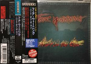 ★Fair Warning『Heart On The Run』2000年の4曲入CDS