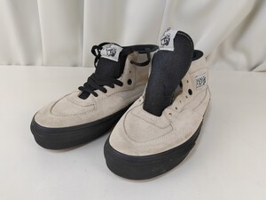 VANS バンズ Half Cab スニーカー ハイカット スエード 白 ホワイト系 メンズ サイズ 27cm 90