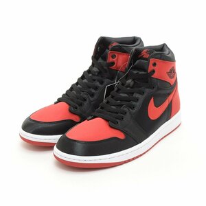 ◆504435 未使用品 NIKE ◆AIR JORDAN 1 HIGH OG Satin Red エアジョーダン FD4810-061 サイズUS12/29.0cm メンズ サテンレッド