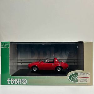 EBBRO 1/43 TOYOTA SPORTS800 Red エブロ トヨタ スポーツ800 ヨタハチ 旧車 ミニカー モデルカー　国産名車