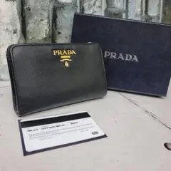 正規品 PRADA サフィアーノ 1ML225 黒 ブラック プラダ財布