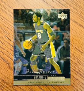 Kobe Bryant 2000 Upper Deck Gold Reserve Checklist #238 Los Angeles Lakers