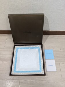 【w544】【未使用、保管品】 Noritake ノリタケ 23cm スクエアプレート T5342A 1645 食器