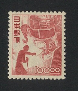 日本切手　1949年　産業図案100円 未使用　美品