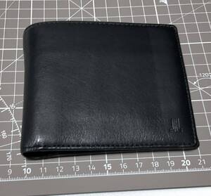 W32　新品/送料込　LANVIN COLLECTION EMBOSS COMBINATION 小銭入れ付き二つ折り財布［ランバン・コレクション］