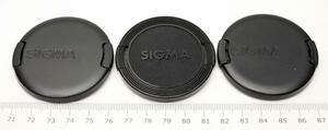 ※ 純正 キャップ フィルター径52mm Sigma シグマ レンズフロント 3枚セット H3137