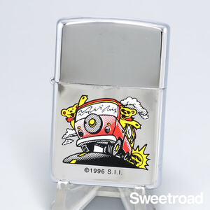 未使用品【ZIPPO/ジッポー】希少モデル ダンシング・ベア／デッドベア／グレイトフル・デッド／1997年製／ハイポリッシュケース