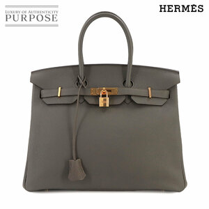 未使用 展示品 エルメス HERMES バーキン35 ハンド バッグ トゴ エタン Y刻印 ピンクゴールド 金具 Birkin 35 90226225