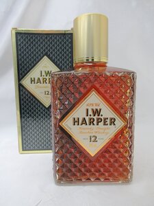 【rmm2】1円～ 未開栓 I.W.HARPER IWハーパー Kentucky Straight Bourbon Whiskey ウイスキー 750ml 12年 古酒