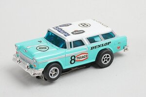 autoworld aw HO Chevrolet シボレー ノマド ブルー スロットカー 全長約7.5cm / 横幅約3.5cm ※ジャンク 本体のみ