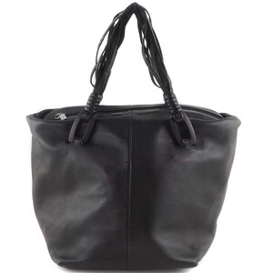 LOEWE ロエベ ハンドバッグ ラムスキン 黒 レディース【57190444】中古