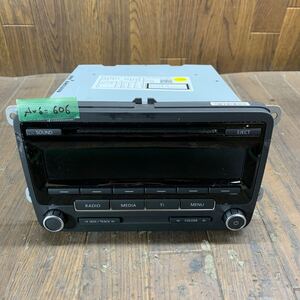 AV6-606 激安 カーステレオ VW フォルクスワーゲン BOSCH 5M0 035 183 C VWZ1Z2N1732529 7 670 216 360 CD RADIO 通電未確認 ジャンク