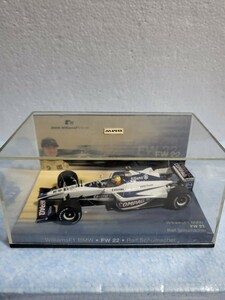 絶版ミニカー ミニチャンプス 1/43 BMW Williams F1 BMW FW22 Ralf Schumacher ケース破損 BMWウィリアムズ シューマッハ