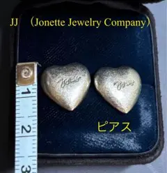 美品！ JJ （Jonette Jewelry Company） ハートピアス