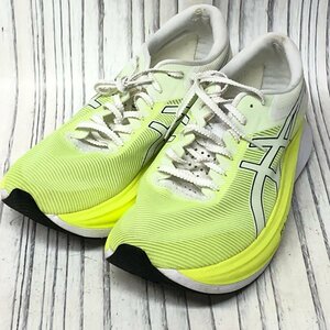 m001 H(80) ASICS アシックス エスフォー S4 27cm ランニングシューズ イエロー 1013A129 マラソン ジョギング FF Turbo