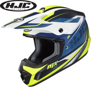 HJC ヘルメット HJH250 CS-MX2 ドリフト カラー:BLUE/YELLOW FLUO(MC3HSF) サイズ:L