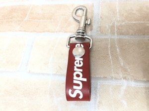 Supreme シュプリーム Leather Key Loop レッド 111395026