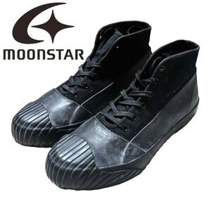 MOONSTAR ALWEATHER ブラック キャンバス ラバースニーカー ムーンスター オールウェザー ハイカット 