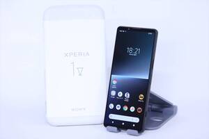 1円～ スマートフォン SIMフリー 有機EL 4K液晶 ブラック Xperia 1 V XQ-DQ44 Snapdragon 8 Gen2 RAM16GB 512GB 6.5インチ