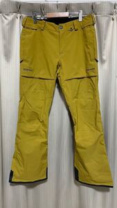 ★★★VOLCOM / ボルコム / STRETCH GORE-TEX PANT / RSG [RESIN GOLD] / Lサイズ / スノーボードパンツ / ゴアテックス★★★ 