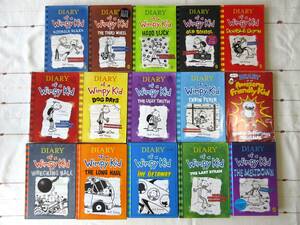 洋書 DIARY of a Wimpy Kid 15冊セット Jeff Kinney ウィンピーキッド グレッグのダメ日記 おうち英語 多読 児童書 Awesome Friendly Kid
