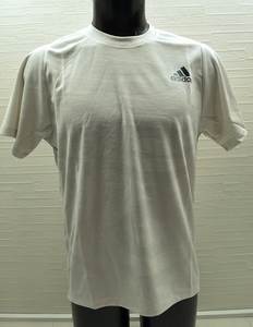 ★【adidas アディダス】半袖Tシャツ DU1208 RAWWHT Lサイズ