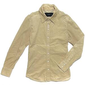 定価2.8万 AKM SOFT STRETCH CORDUROY SNAP SHIRTS M ソフトストレッチコーデュロイスナップシャツ ジュンハシモト wjk