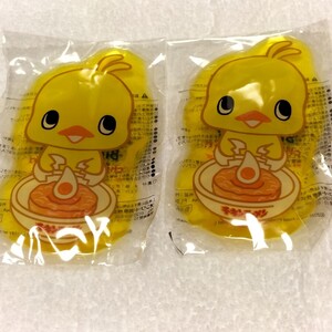 ◆新品 未使用　非売品　チキンラーメン　ひよこちゃん　保冷剤　グッズ　セット　まとめて　かわいい　キャラクター Hiyoko ひよこ 日清