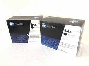 【米軍放出品】未使用品 レーザープリンタ用トナーカートリッジ HP CC364A ブラック/黒 2個 (120) ☆BK7CK-W#24