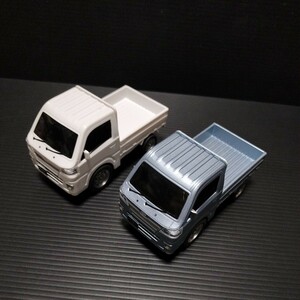 ● プルバックカー「ハイゼット　トラック　2台」ミニカー　プルバック　軽トラック　DAIHATSU　HIJET　ダイハツ