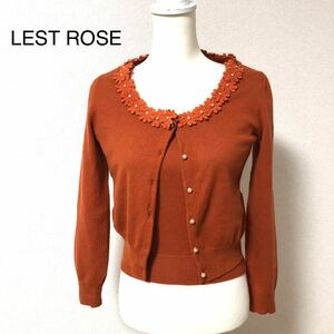 LEST ROSE レストローズ　アンサンブル　ウール　カシミヤ　アンゴラ　花