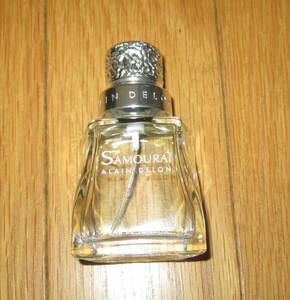 ALAIN DELON(アラン・ドロン)の香水「SAMOURAI」サムライオードドワレの空瓶　　　　　フレグランス　30mL　パフューム