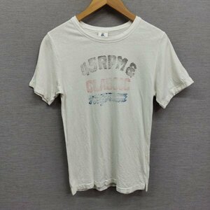 F227 45rpm 45r フォーティファイブアールピーエム Tシャツ 半袖 カットソー アメカジ 染込み プリント コットン レディース ホワイト １