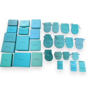 1円～ Tiffany&Co. ティファニー ボックス 保存袋 冊子 28点 セット まとめ売り 箱 アクセサリー BOX ET321