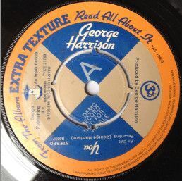 英7 George Harrison You R6007 Apple Records /00080