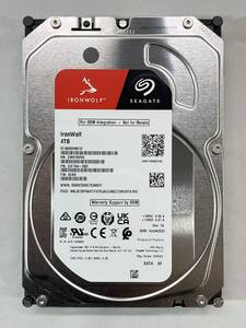 □【健康状態：正常】 SEAGATE IronWolf 4TB ST4000VN013 NAS 向け Hard Drive 3.5インチ SATA 2023年製 【使用時間：4902H】□ W01-0118