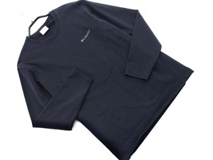 Columbia コロンビア 長袖 Tシャツ sizeM/黒 ◇■ ☆ elc4 メンズ