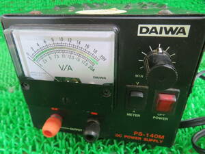 41944C DAIWA ダイワ PS-140M 安定化電源 通電確認