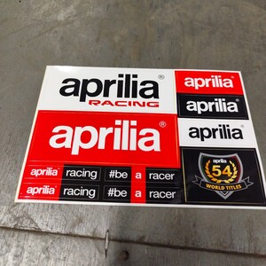 aprilia RACING　アプリリアレーシング　ステッカー　デカール 