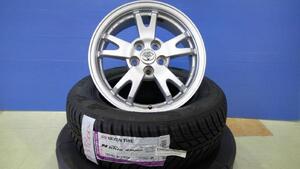 195/65R15 ウィッシュ カローラツーリング N-BLUE 4SEASON トヨタ 30プリウス純正 15インチ 6.0J +45 5H100 2022年製 羽